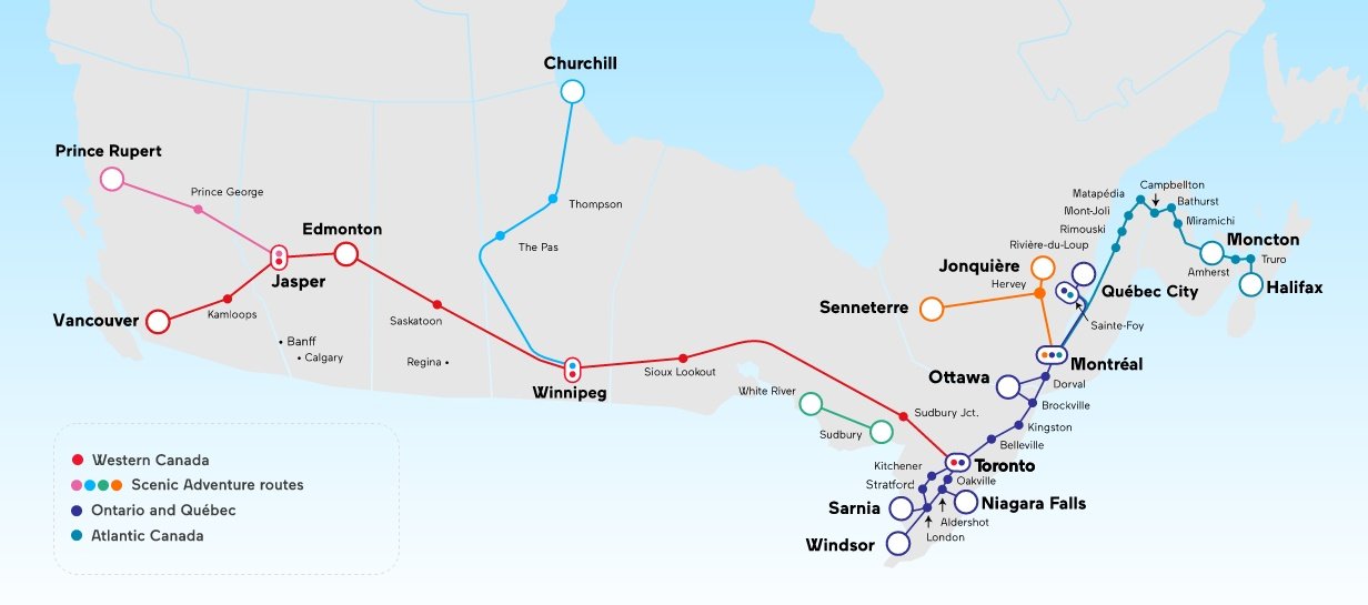 VIA Rail Stations