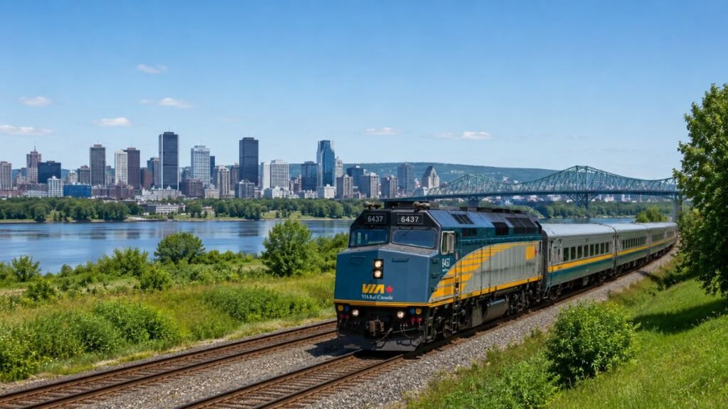 Drummondville to Montreal Train 2026