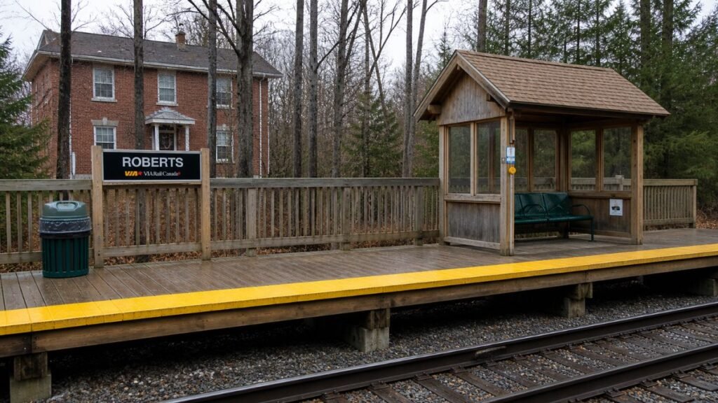 Roberts train station, Ontario