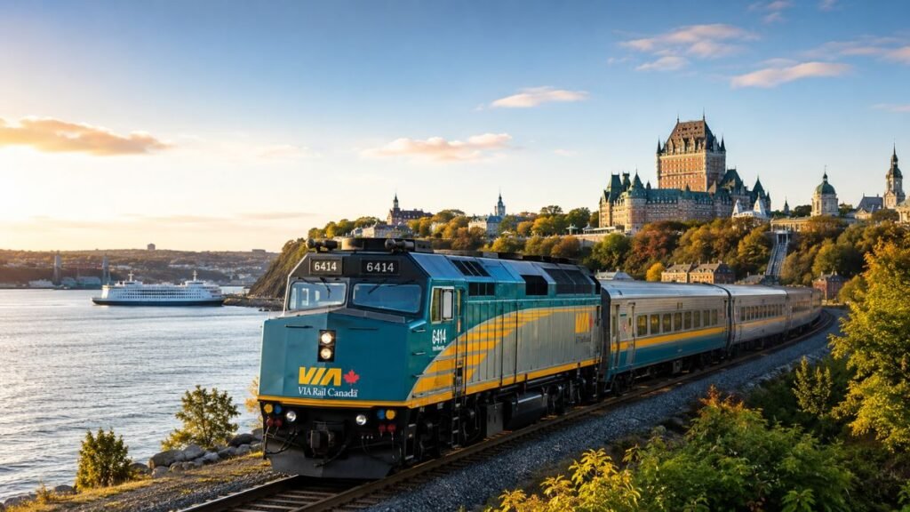 Via Rail Halifax to Quebec City Train 2026