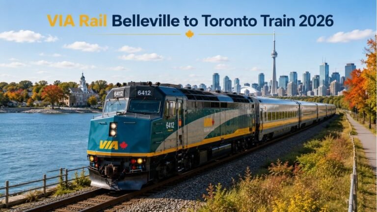 VIA Rail Belleville to Toronto Train 2026