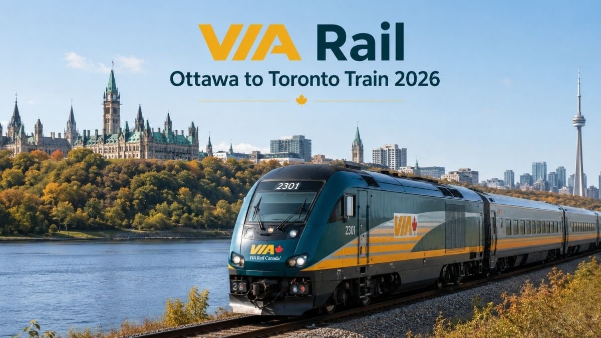VIA Rail Ottawa to Toronto Train 2026