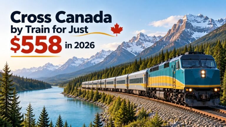 Cross Canada by Train for Just $558 in 2026