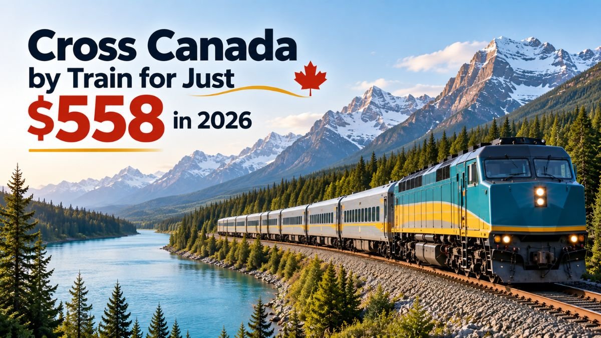 Cross Canada by Train for Just $558 in 2026