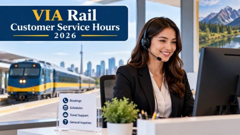 VIA Rail Customer Service Hours 2026