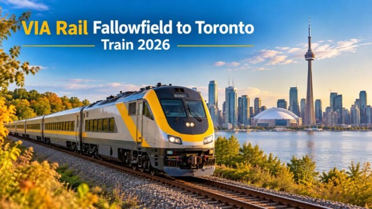 VIA Rail Fallowfield to Toronto Train 2026