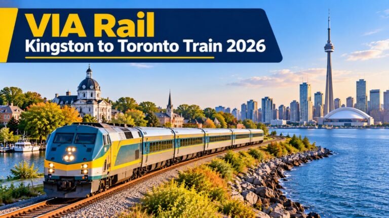 VIA Rail Kingston to Toronto Train 2026
