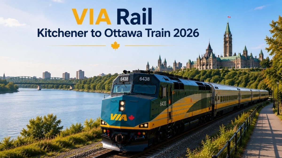 VIA Rail Kitchener to Ottawa Train 2026