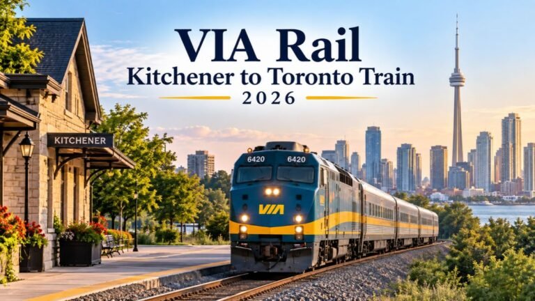 VIA Rail Kitchener to Toronto Train 2026