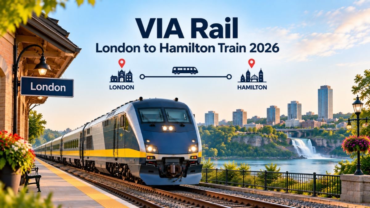 VIA Rail London to Hamilton Train 2026