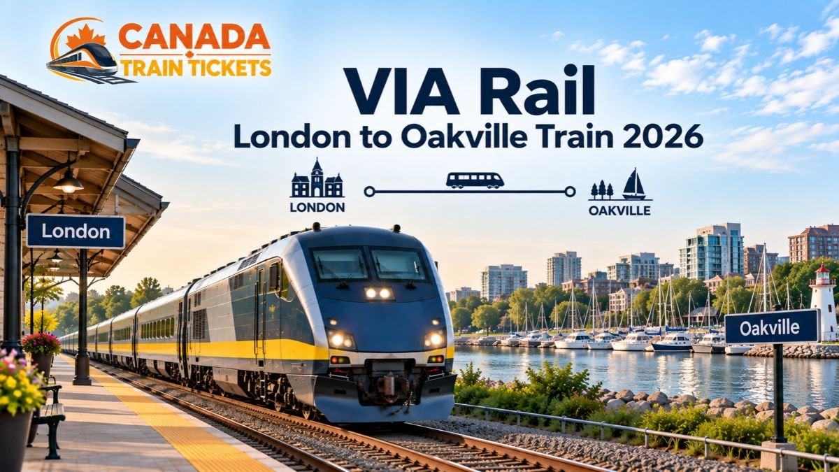 VIA Rail London to Oakville Train 2026