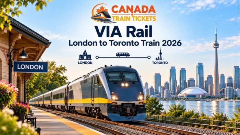 VIA Rail London to Toronto Train 2026