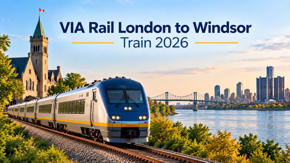 VIA Rail London to Windsor Train 2026