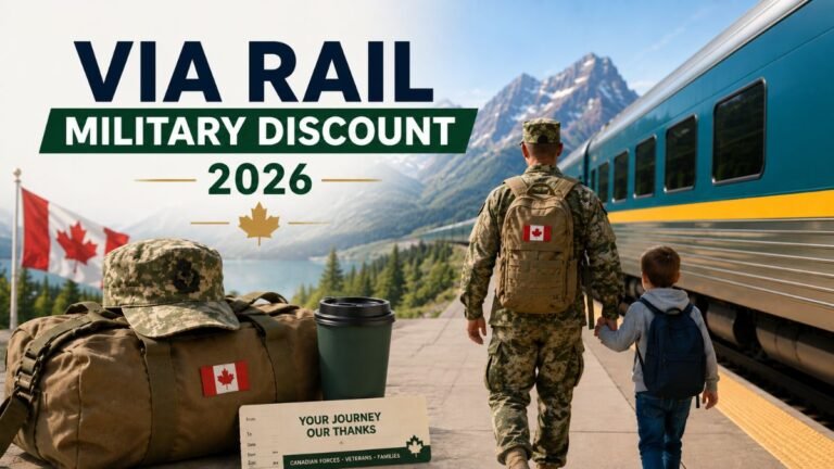 VIA Rail Military Discount 2026