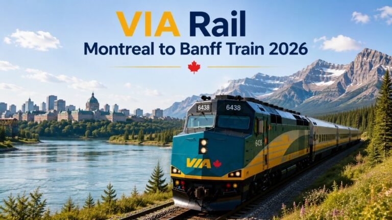 VIA Rail Montreal to Banff Train 2026