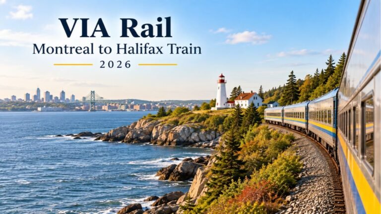 VIA Rail Montreal to Halifax Train 2026