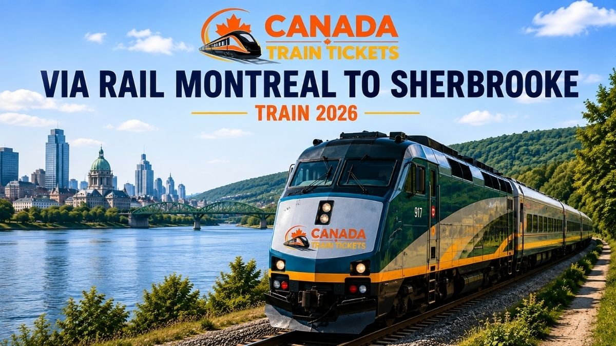 VIA Rail Montreal to Sherbrooke Train 2026