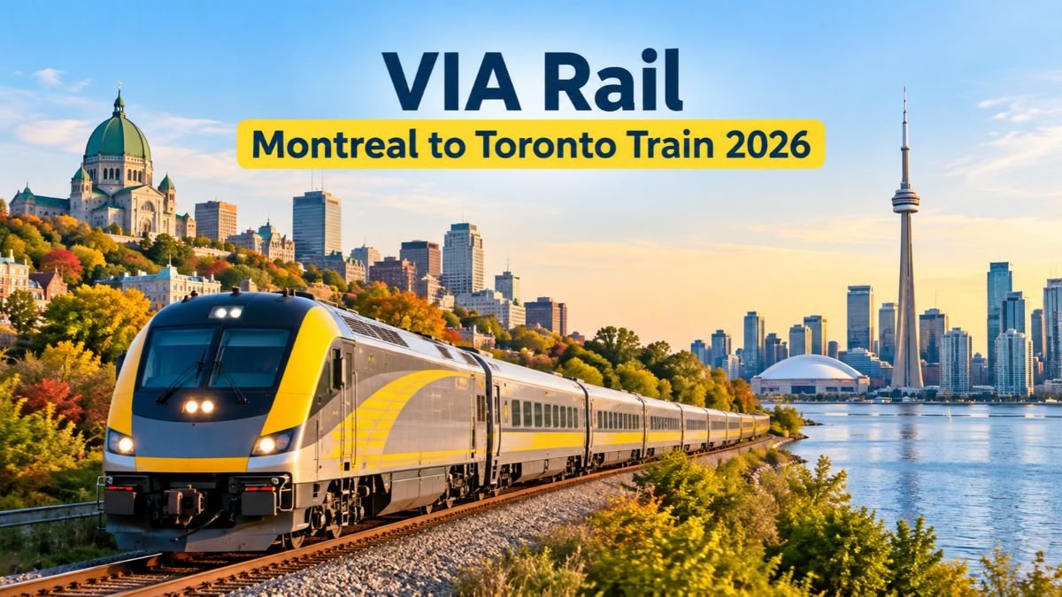 VIA Rail Montreal to Toronto Train 2026