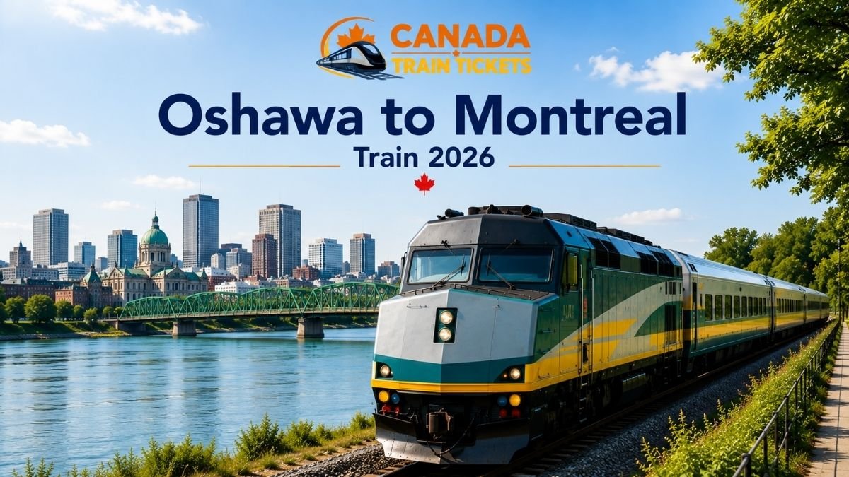 VIA Rail Oshawa to Montreal Train 2026