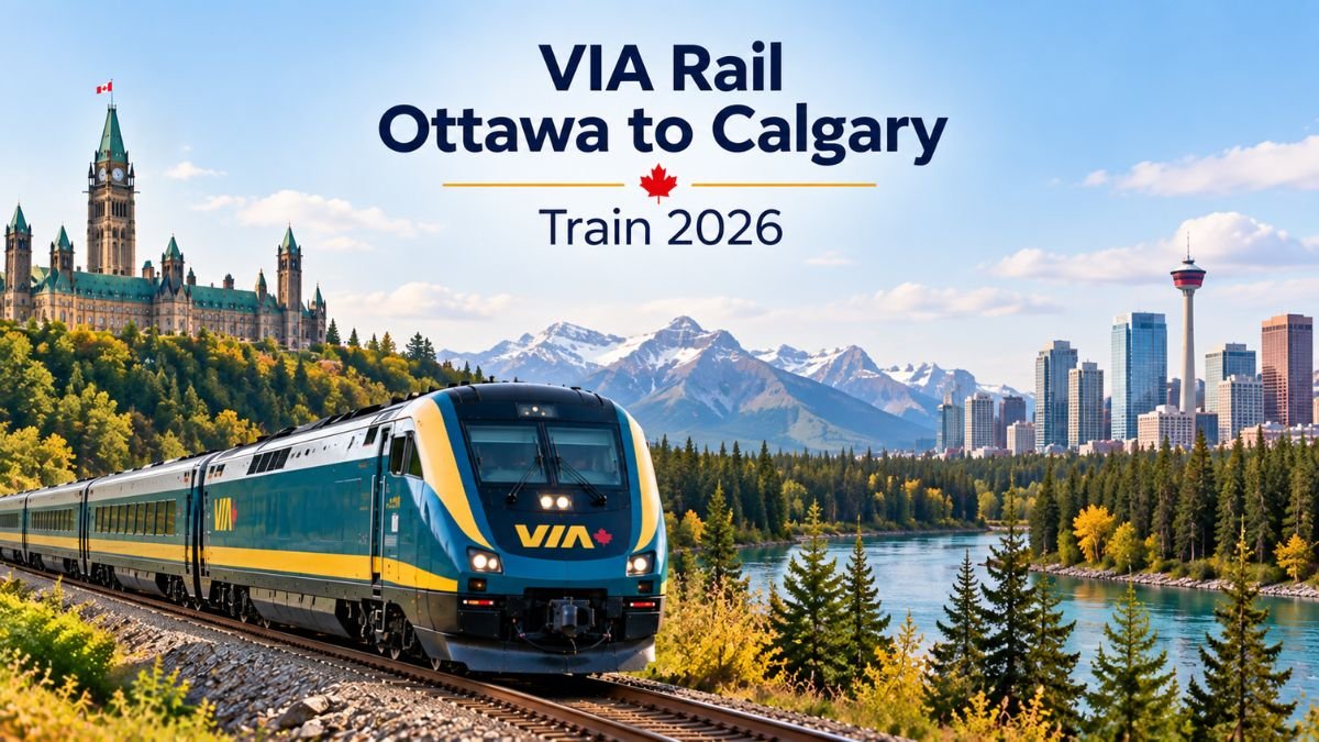 VIA Rail Ottawa to Calgary Train 2026