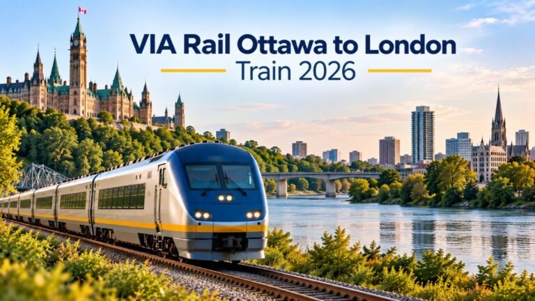 VIA Rail Ottawa to London Train 2026