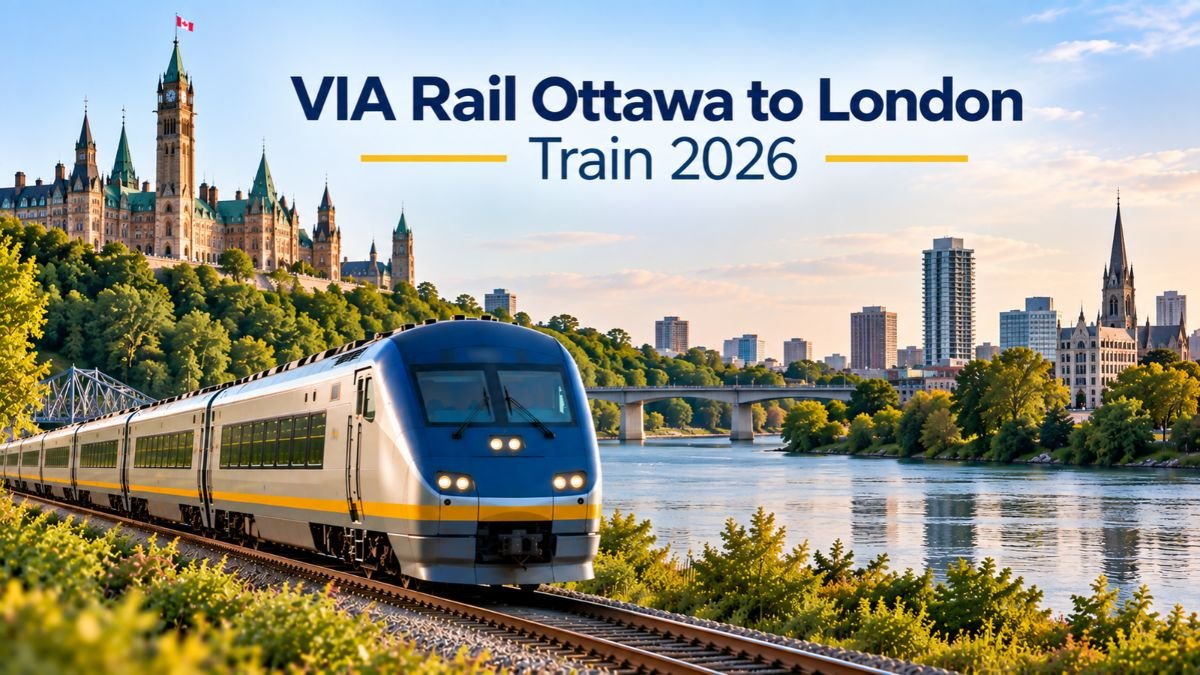 VIA Rail Ottawa to London Train 2026