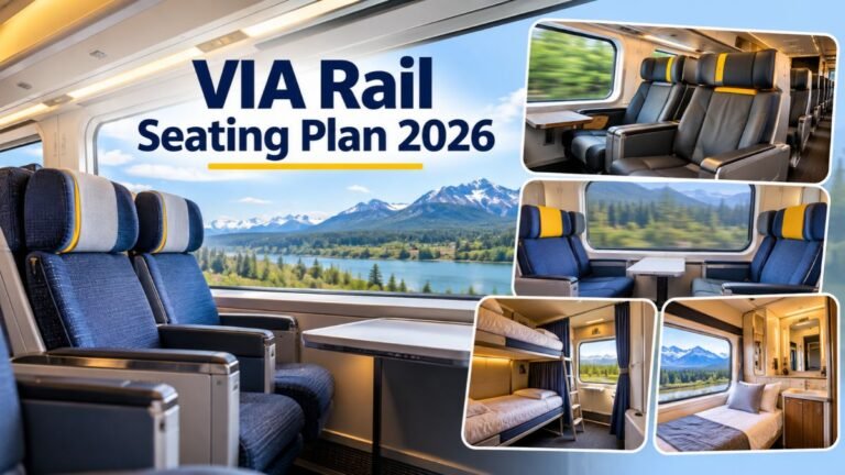 VIA Rail Seating Plan 2026