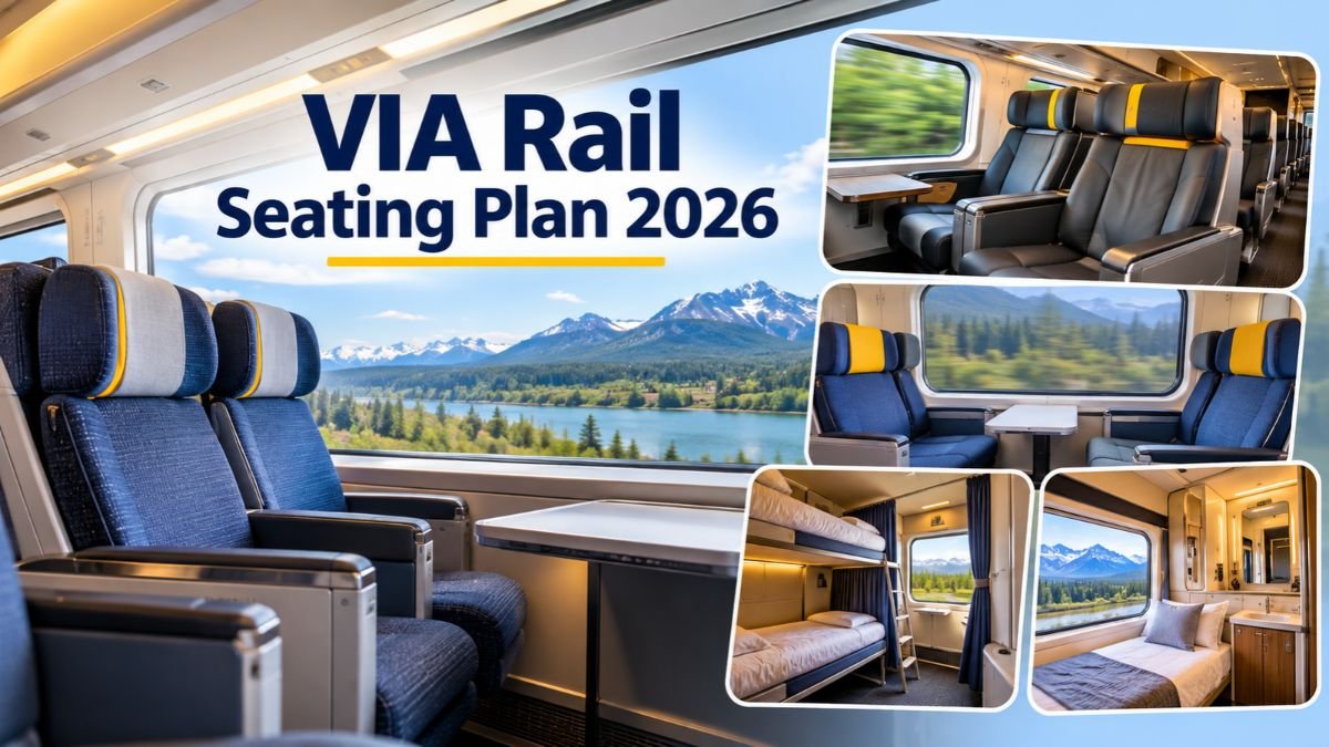 VIA Rail Seating Plan 2026