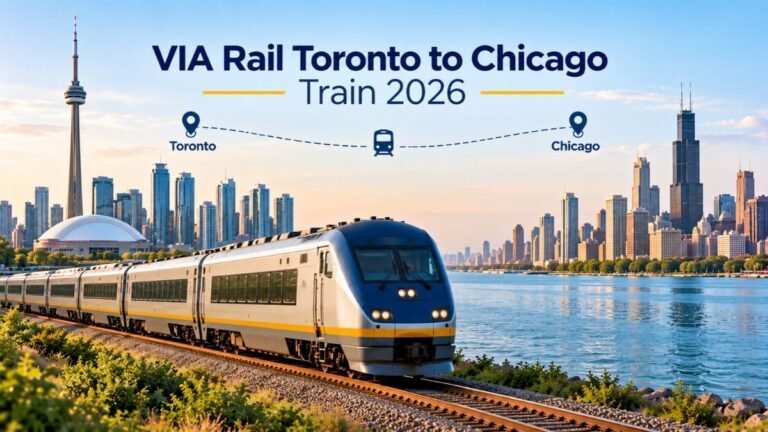 VIA Rail Toronto to Chicago Train 2026