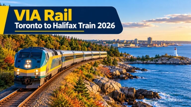 VIA Rail Toronto to Halifax Train 2026