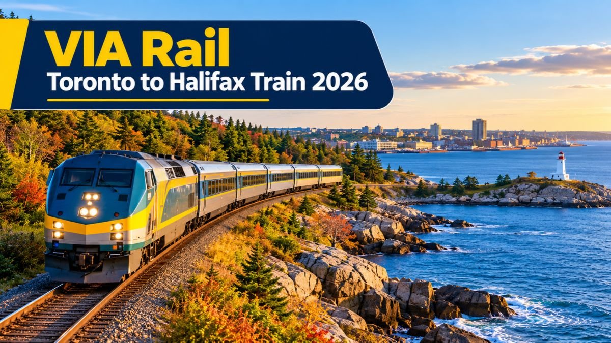 VIA Rail Toronto to Halifax Train 2026