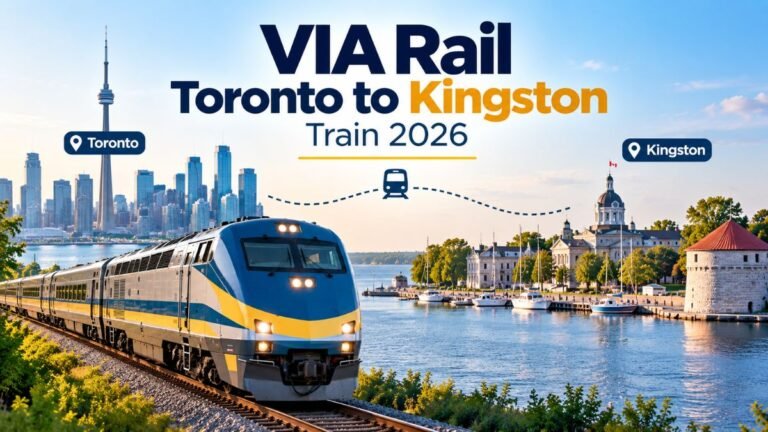 VIA Rail Toronto to Kingston Train 2026