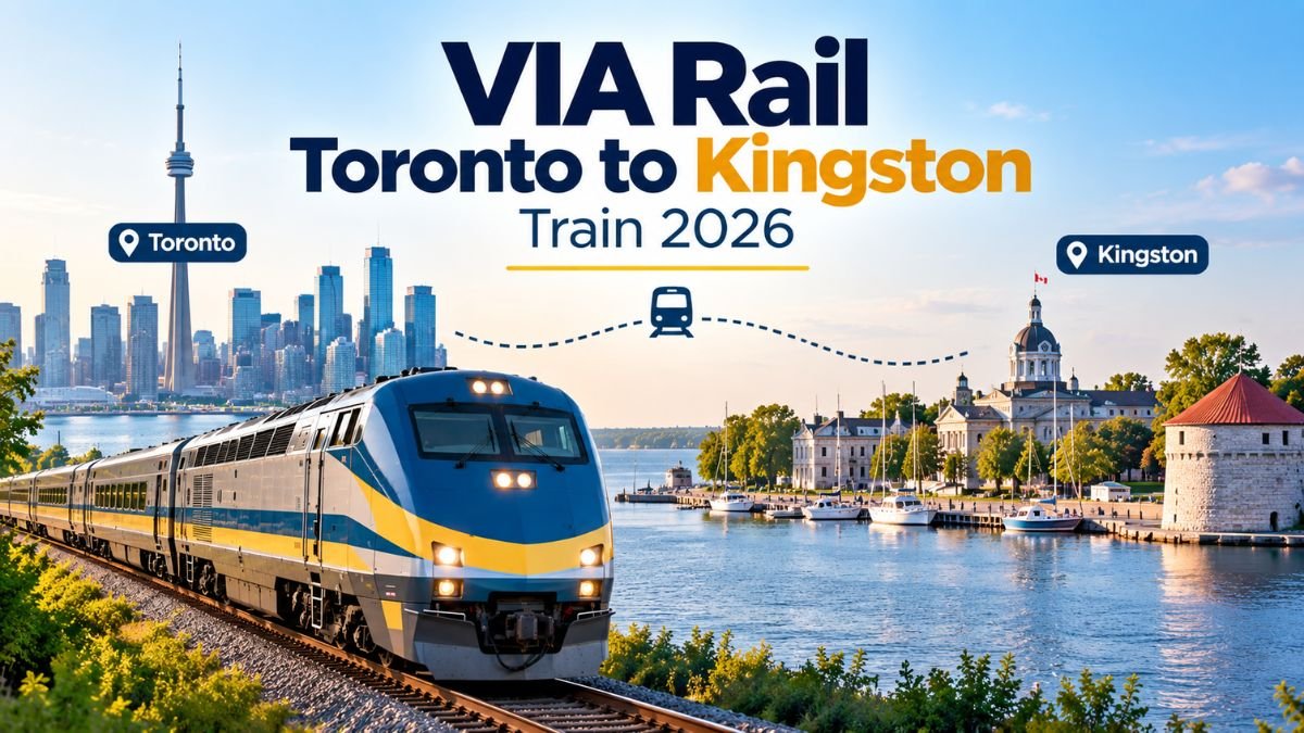 VIA Rail Toronto to Kingston Train 2026