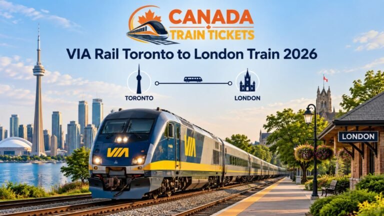 VIA Rail Toronto to London Train 2026