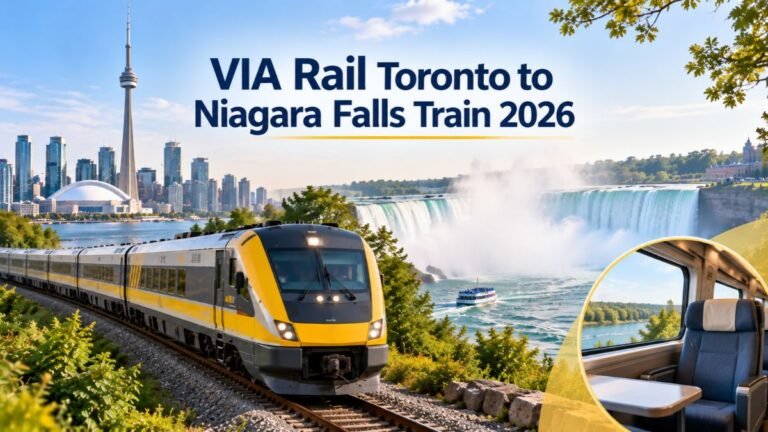 VIA Rail Toronto to Niagara Falls Train 2026
