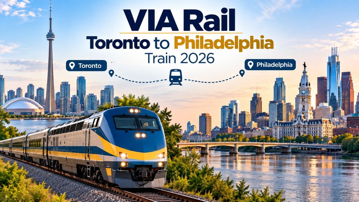 VIA Rail Toronto to Philadelphia Train 2026