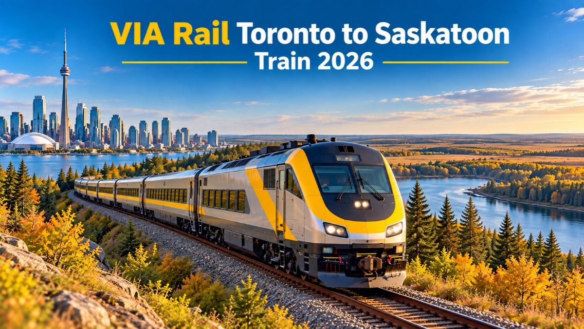 VIA Rail Toronto to Saskatoon Train 2026