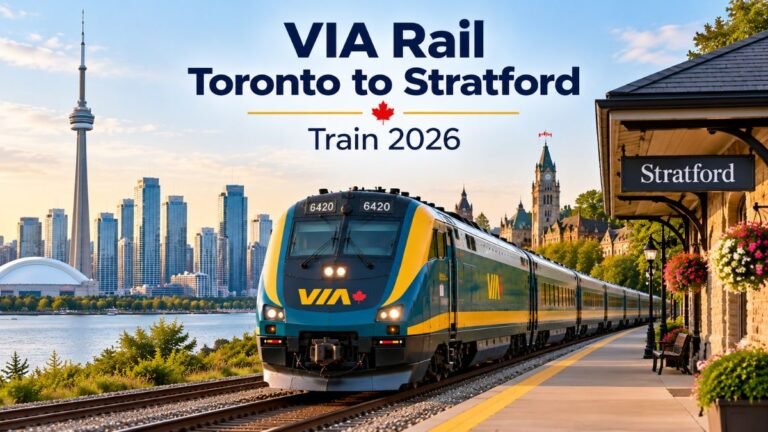 VIA Rail Toronto to Stratford Train 2026