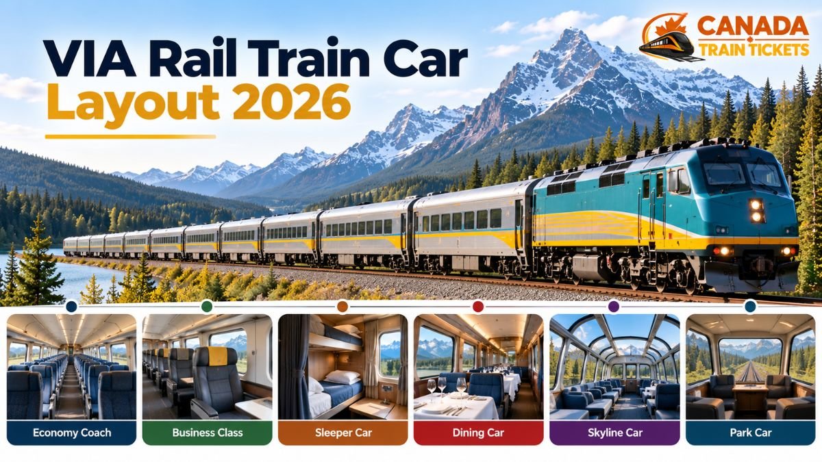 VIA Rail Train Car Layout 2026