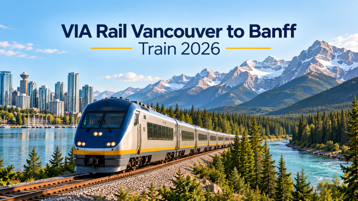 VIA Rail Vancouver to Banff Train 2026