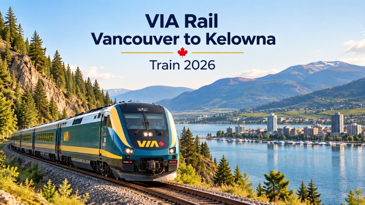 VIA Rail Vancouver to Kelowna Train 2026