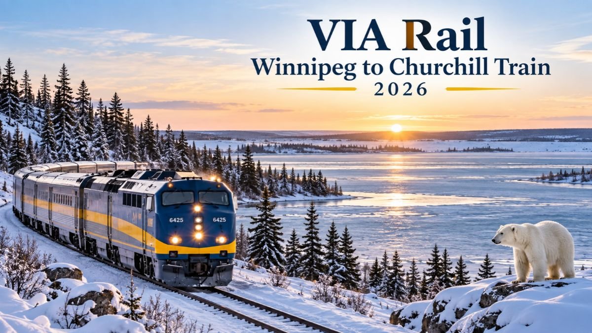 VIA Rail Winnipeg to Churchill Train 2026