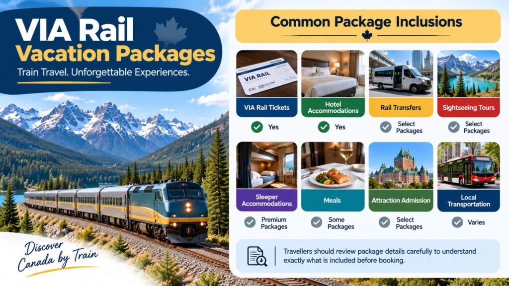 What Is Included in a VIA Rail Vacation Package
