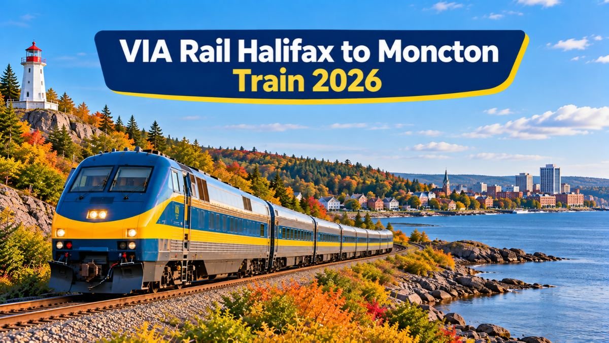 VIA Rail Halifax to Moncton Train 2026