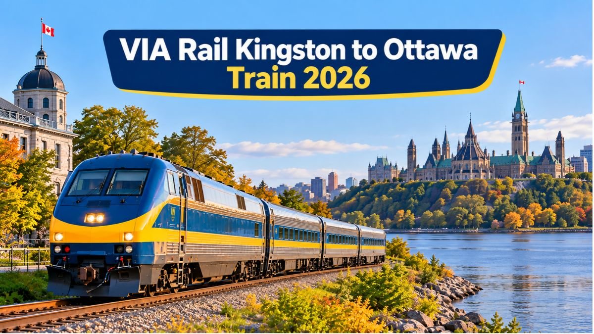 VIA Rail Kingston to Ottawa Train 2026