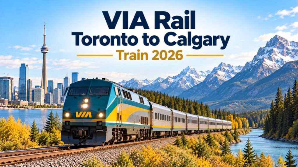 VIA Rail Toronto to Calgary Train 2026