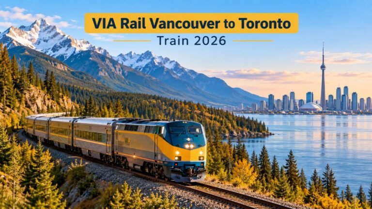 VIA Rail Vancouver to Toronto Train 2026