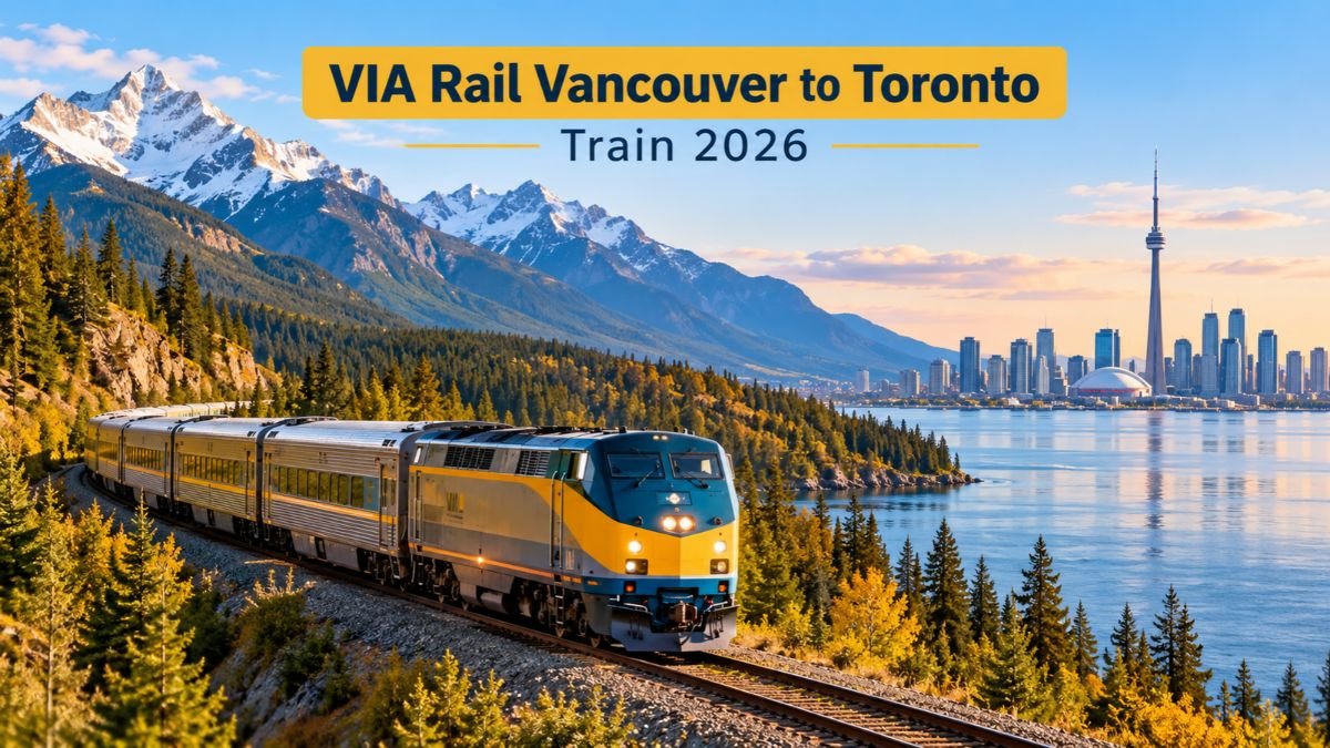 VIA Rail Vancouver to Toronto Train 2026