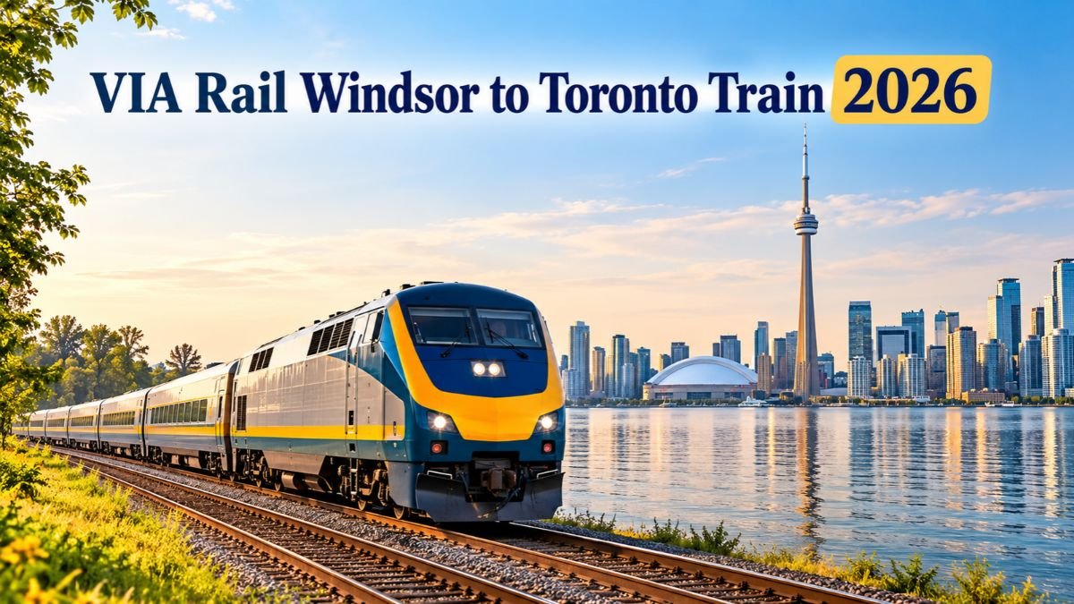 VIA Rail Windsor to Toronto Train 2026