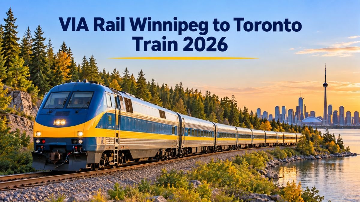 VIA Rail Winnipeg to Toronto Train 2026